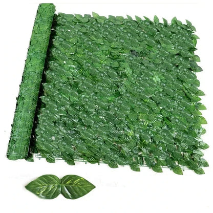 Artificial Ivy Hedge Green Leaf Fence Panels Faux Privacy Fence Screen for Home Outdoor Garden Balcony Decoration