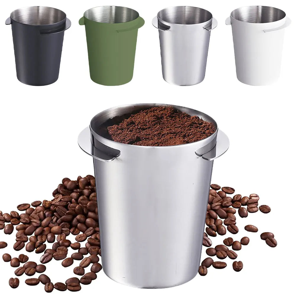 Stainless Steel Coffee Bean Measuring Cup for Espresso Machine