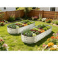 6 ft x 2 ft Raised Garden Bed, Metal Elevated Planter for Vegetable Flower Herb 2pk