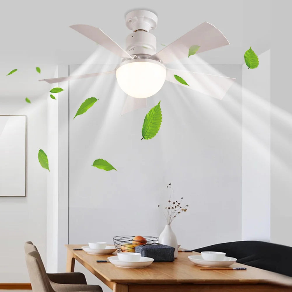 30/40W Ceiling Fan With Light, Remote Control Dimming