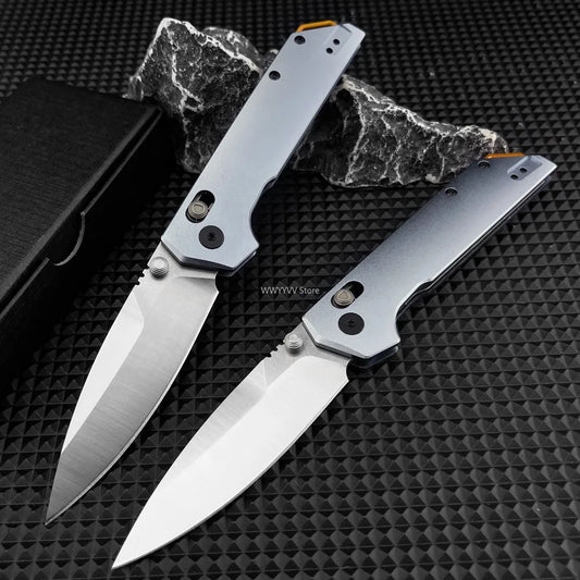 Lightweight Camping Folding Knife, Premium 440C Blade with Carbon Fiber Handle, Versatile Outdoor Gear