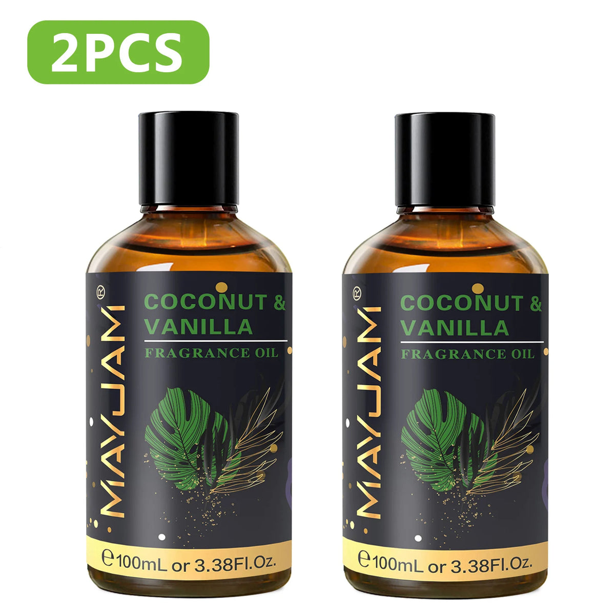 100ml Fragrance Oil, Coconut & Vanilla White Musk Sea Breeze Baby Powder Dragons Blood Sweet Tobacco Freesia for Aromatherapy Diffuser Humidifier Burner, Strawberry Watermelon Cherry Coconut Cranberry