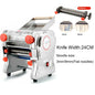 550W Electric Pasta Maker Noodle Machine, Dumpling Skin Roller, Full Stainless Steel Dual Knife Noodle Maker