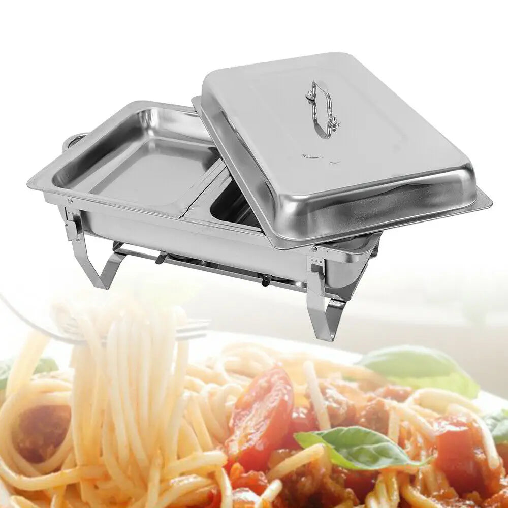 7.5L Stainless Steel Professional Chafing Dish, Food Warming Container Set for Party, Buffet, Catering
