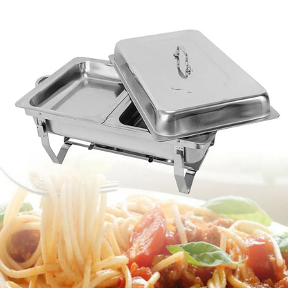 7.5L Stainless Steel Professional Chafing Dish, Food Warming Container Set for Party, Buffet, Catering