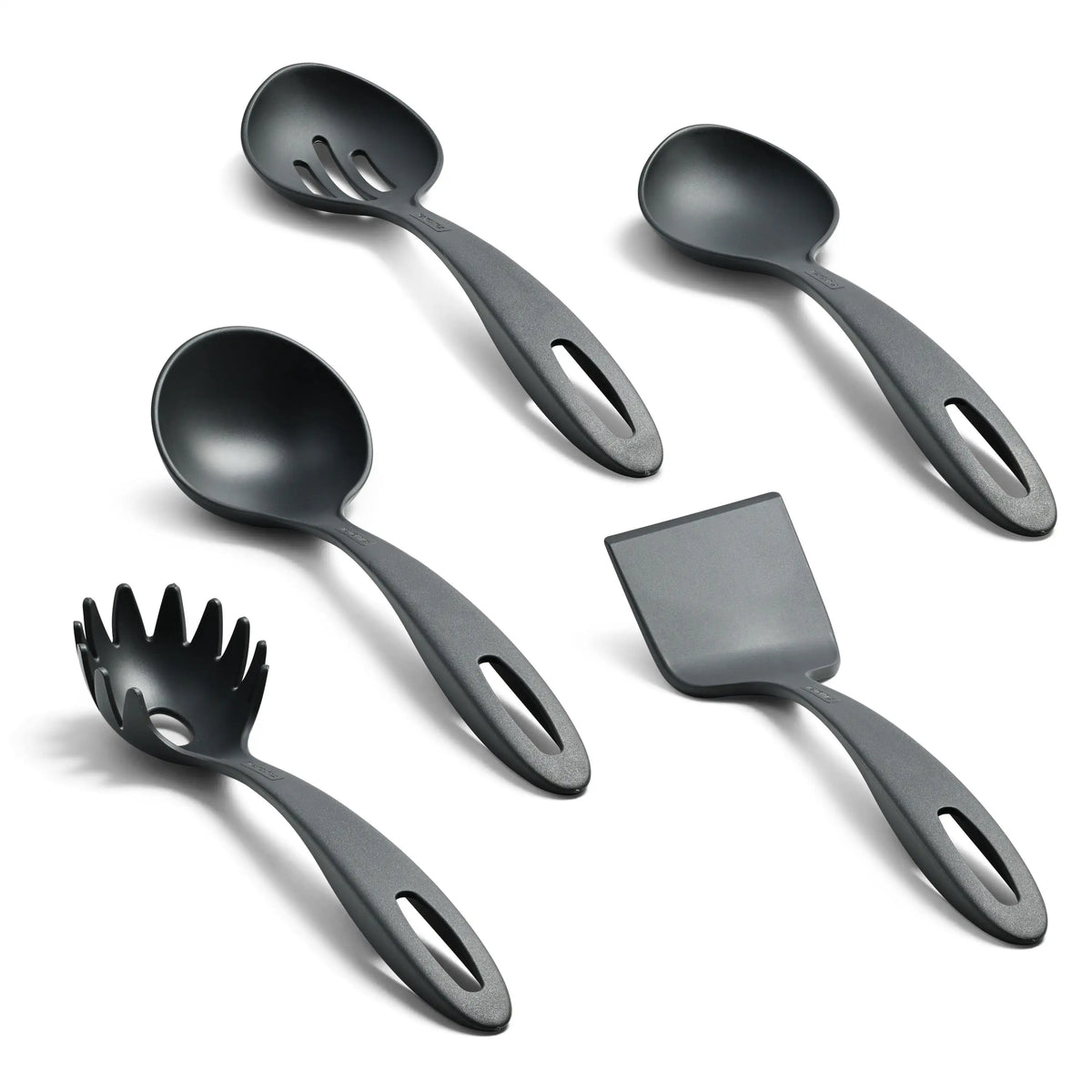 18-Piece Nonstick Cookware Set, Asphalt