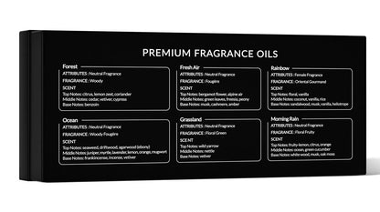 Fragrance Oils Set-Nature Theme | TOP 6 Gift Set Use For Aromatherapy, Diffuser