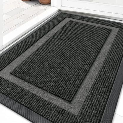Front Door Mat Indoor Outdoor Entrance, Waterproof All-Season