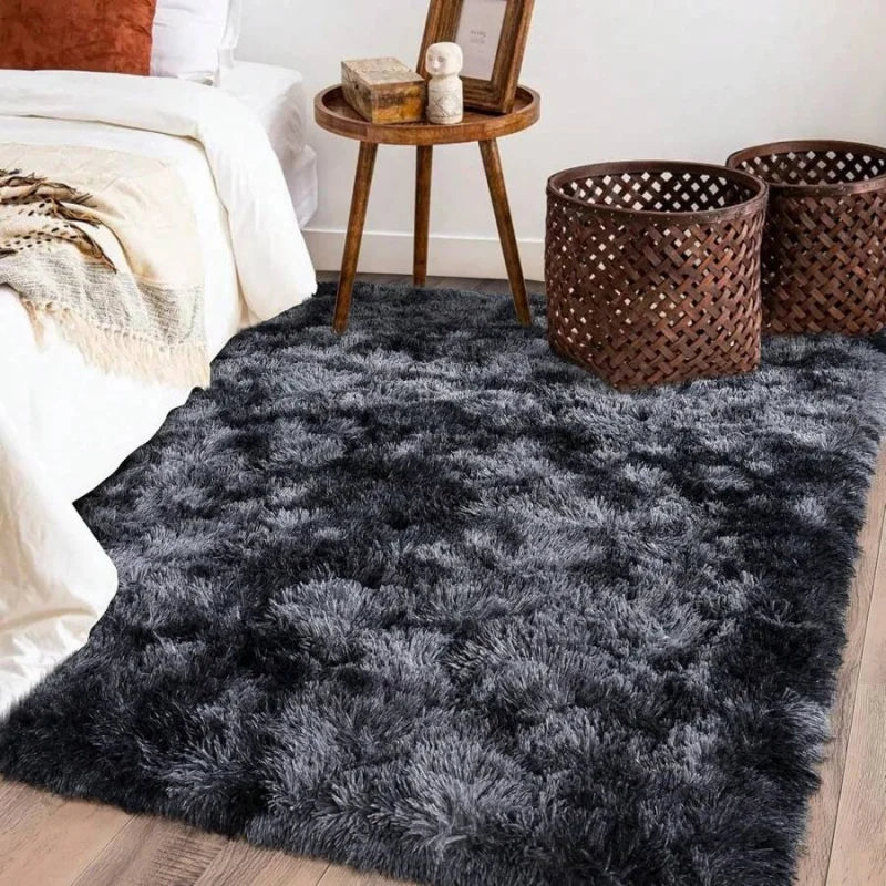 Soft Shag Rugs For Bedroom, Living Room, Luxury Modern Plush Carpet, Non-Slip