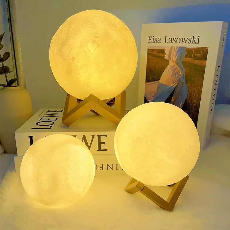 LED Moon Galaxy Light, Moon Night Light