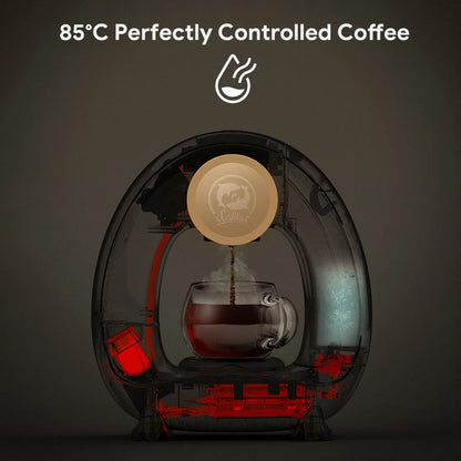 MINI Q Coffee Maker, Portable Machine Compatible with Coffee Powder & Tea