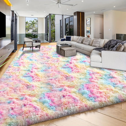 1pc Super Large Luxury, Modern, Machine Washable 8X10 Feet Area Rug for Living Room, Bedroom