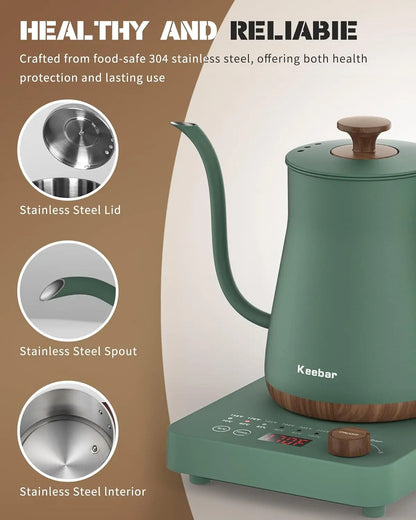 Electric Kettle, 1000W Quick Heating Gooseneck Kettle