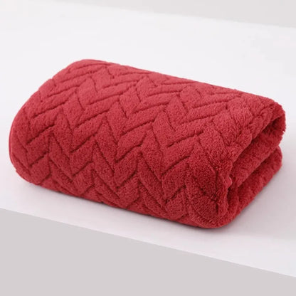 High Quality Thick Coral Velvet Bath Towels, Soft and Absorbent, Sports Beach Towels