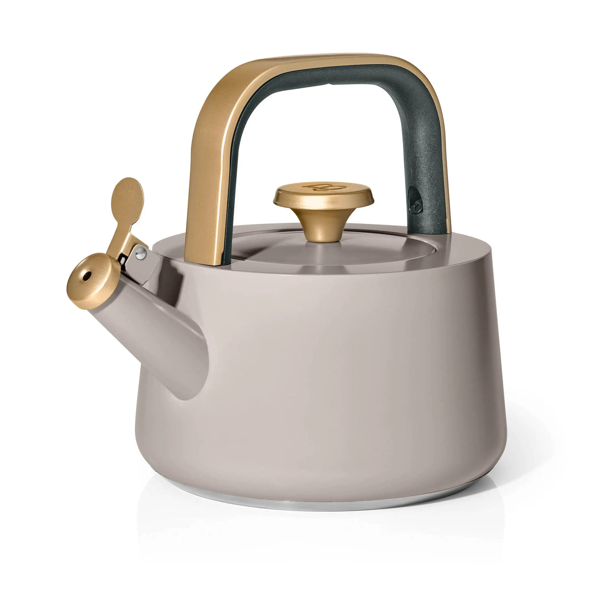 Beautiful 1.8L Ceramic Non-Stick Stovetop Tea Kettle, Sage Green by Drew Barrymore