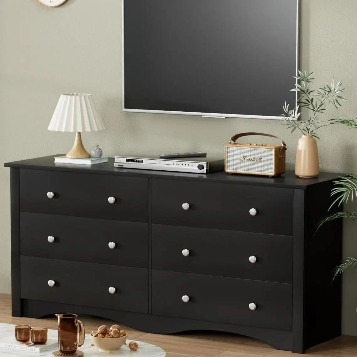 Dresser for Bedroom with 6 Drawers
