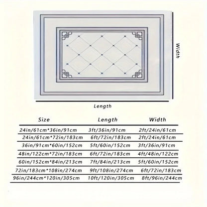 1pc Super Large Luxury, Modern, Machine Washable 8X10 Feet Area Rug for Living Room, Bedroom