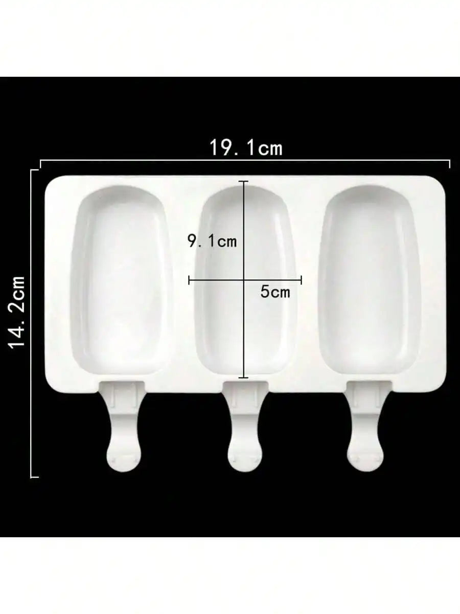 Craft Your Own Cool Treats: Premium Reusable Silicone Ice Cream & Popsicle Molds
