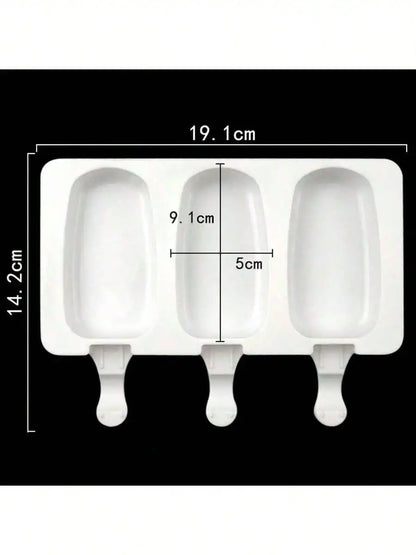 Craft Your Own Cool Treats: Premium Reusable Silicone Ice Cream & Popsicle Molds