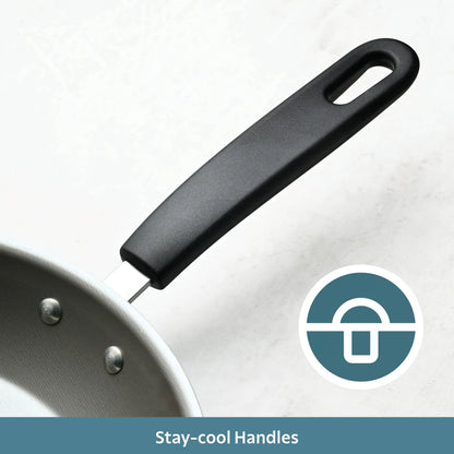 18-Piece Nonstick Cookware Set, Asphalt