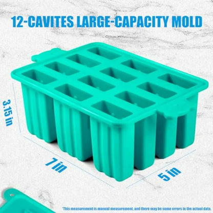 Popsicles Molds, Bpa-free Food Grade Maker With 50 Popsicle Sticks 50 Popsicle Bags