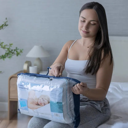 Cooling Pillow for Sleeping, Standard Size, Memory Foam or Hot Sleepers