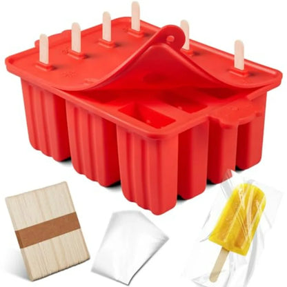 Popsicles Molds, Bpa-free Food Grade Maker With 50 Popsicle Sticks 50 Popsicle Bags