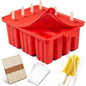 Popsicles Molds, Bpa-free Food Grade Maker With 50 Popsicle Sticks 50 Popsicle Bags