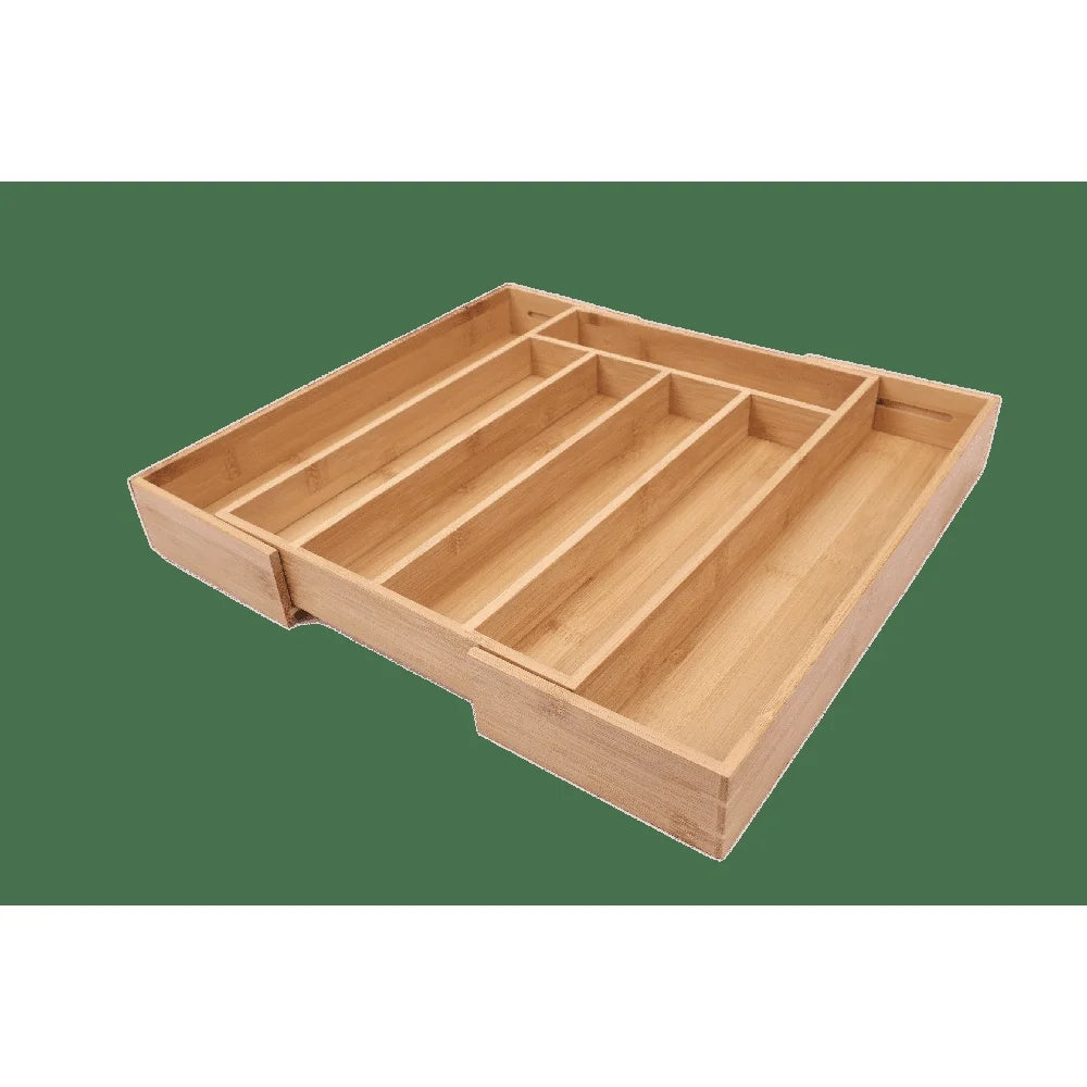 Natural Bamboo Expandable Silverware /Utensil Organizer