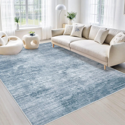 6x9 Modern Abstract Rug for Living Room -Washable Soft Non Slip Stain Resistant