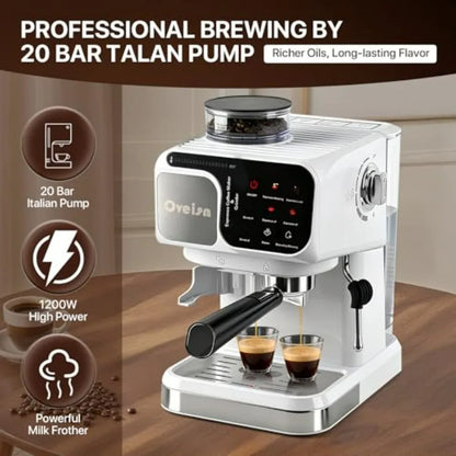 Professional Home Espresso Coffee Machine With Fast Heating for Cappuccino Latte