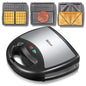 Sandwich Maker, 3 in 1 Waffle Maker, and Electric Panini Press Grill with Nonstick Coating Plate
