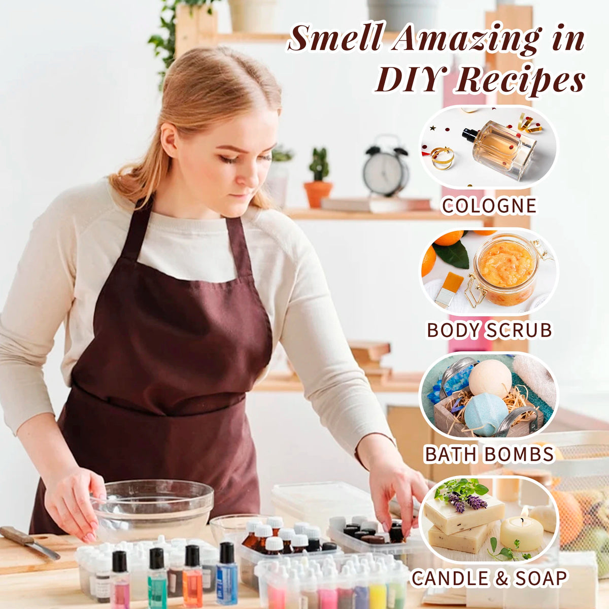 Fragrance Oils Set-Nature Theme | TOP 6 Gift Set Use For Aromatherapy, Diffuser