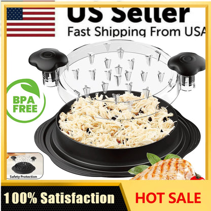 Large Chicken Shredder Tool, Twist Handles Non-Slip No BPA