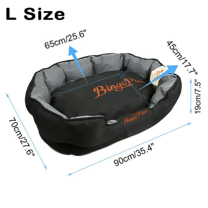 XXL XL Large Orthopedic Sofa Dog Bed, Waterproof, Washable Removable Cushion
