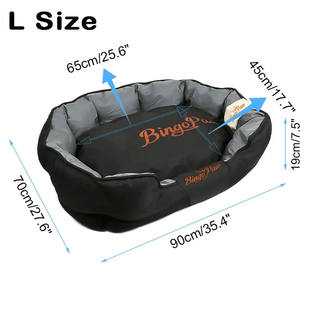 XXL XL Large Orthopedic Sofa Dog Bed, Waterproof, Washable Removable Cushion