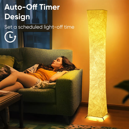 52" Simple Design Light 3000K LED with Tyvek Fabric Shade