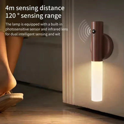 Portable LED Sensor Night Light, Usb Power Charging Indoor Wall Lamp for Living Room Stairs Porch