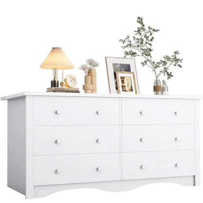 Dresser for Bedroom with 6 Drawers