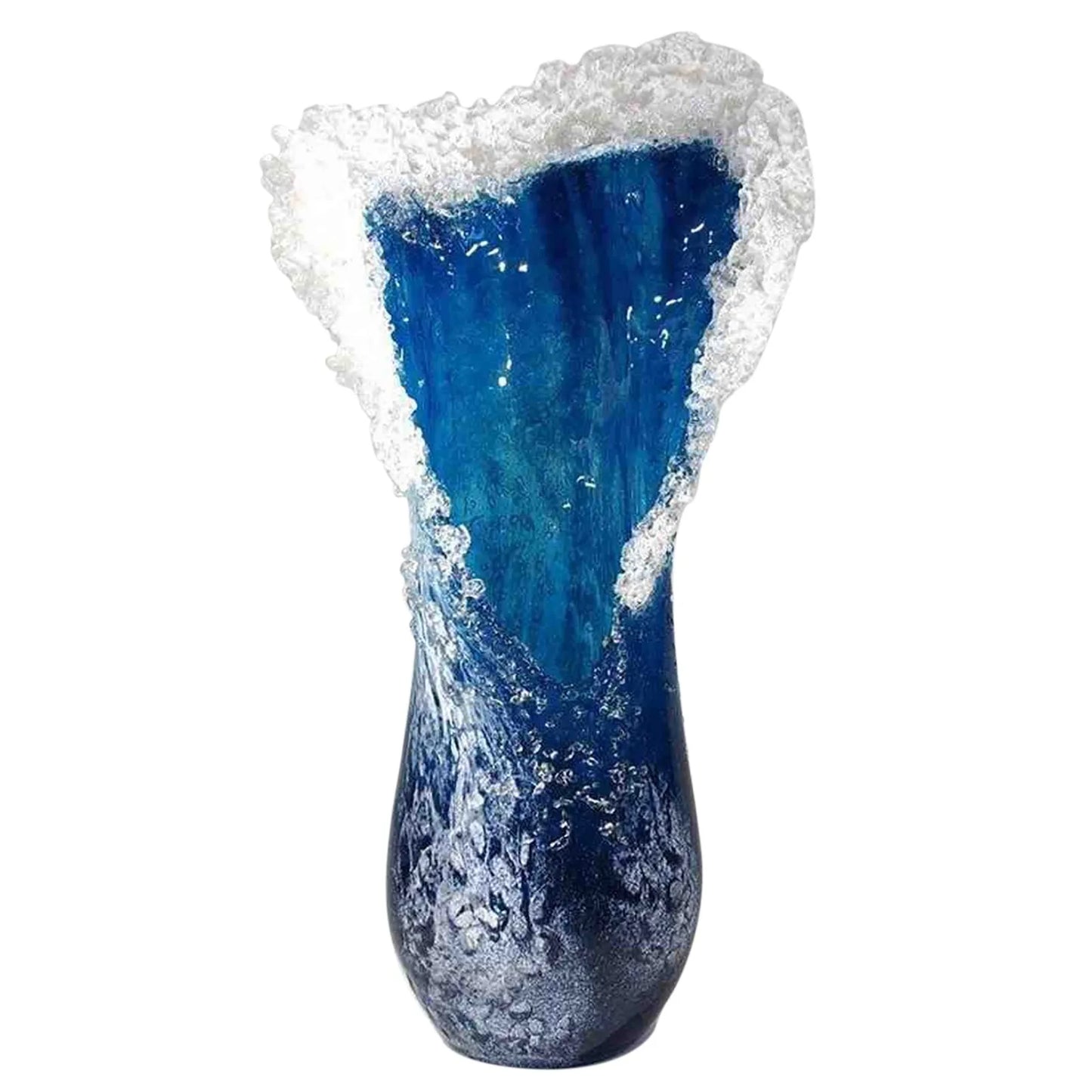 Sea Wave Resin Vase