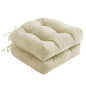 Outdoor Chair Cushions Set of 2, with Ties, 19x19+5” Tufted , Waterproof