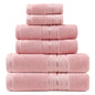 Luxury 6 Piece Towel Set, 2 Bath Towels 2 Hand Towel 2 Washcloths, 100% Cotton Turkish Towels