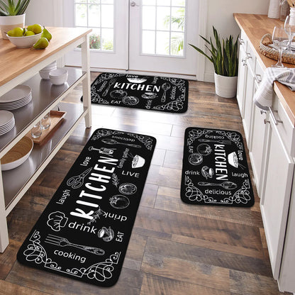 Kitchen Carpet Washable, Non-Slip, Absorbent Kitchen Mat