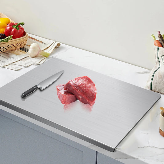 Stainless Steel Cutting Board for Food Preparation ,Meal Prep