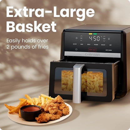 9 Qt 7-in-1 Air Fryer with Viewing Window
