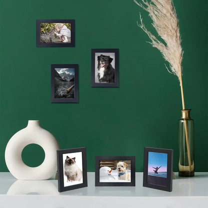 Picture Frames - Bulk Set of 30 Wood Photo Frames for 4x6 Photos