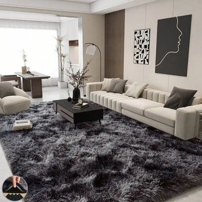 Soft Shag Rugs For Bedroom, Living Room, Luxury Modern Plush Carpet, Non-Slip