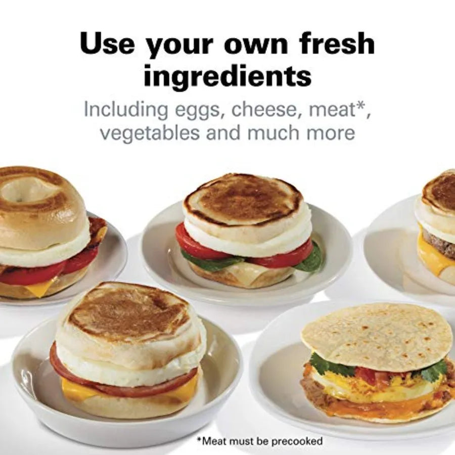 Breakfast Sandwich Maker and Electric Egg Cooker