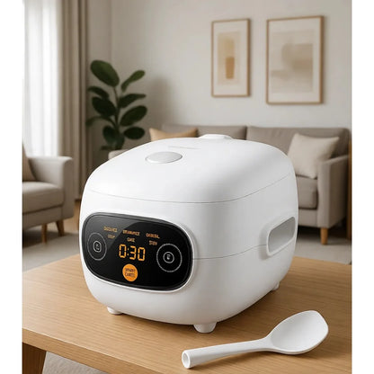 Compact Mini Rice Cooker, 4 Cup, Portable Nonstick with 24H Delay Timer