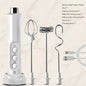 USB Rechargeable Milk Frother, Mini Handheld Electric Foam Maker, 3 Speed Stainless Steel Whisks for Latte Coffee Cappuccino Hot Chocolate